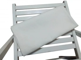 Полотенце вафельное для лица 50*90 молочный подарок 04190