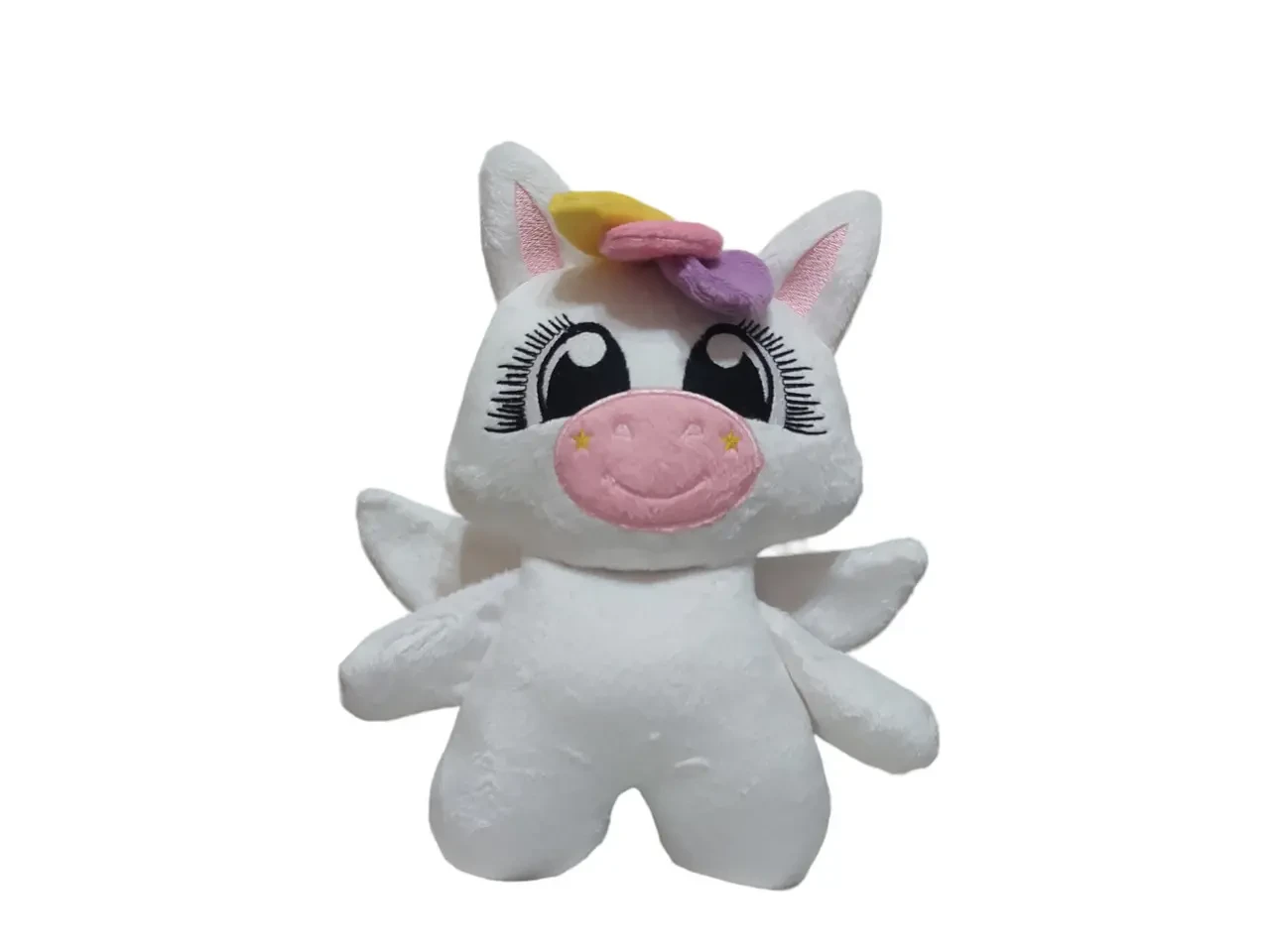 Плюшевая мягкая игрушка пони единорог белый 30 см  03899 2