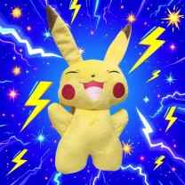 Плюшевая игрушка покемон пикачу желтый подарок для ребенка 30 см 4598