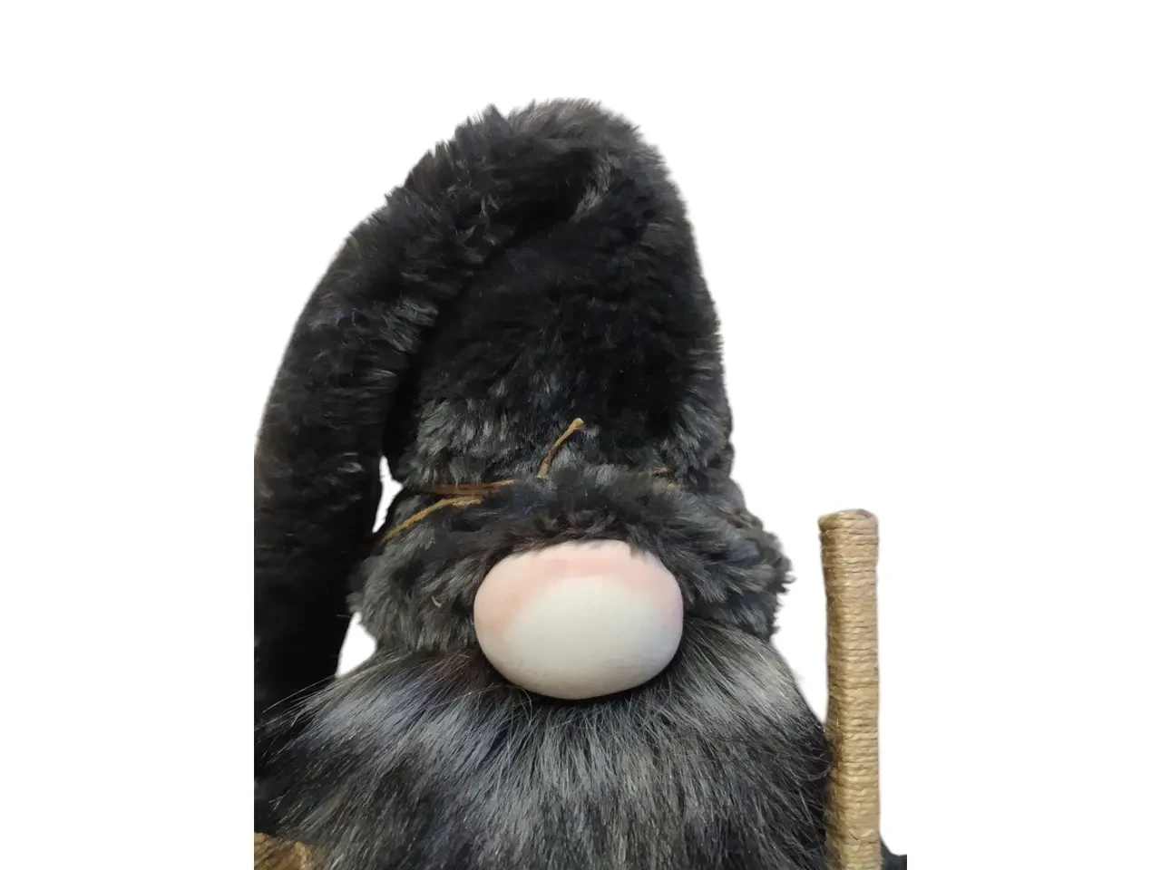 Новогодний Гном-великан серый дед мороз декор 50 см 05243 3