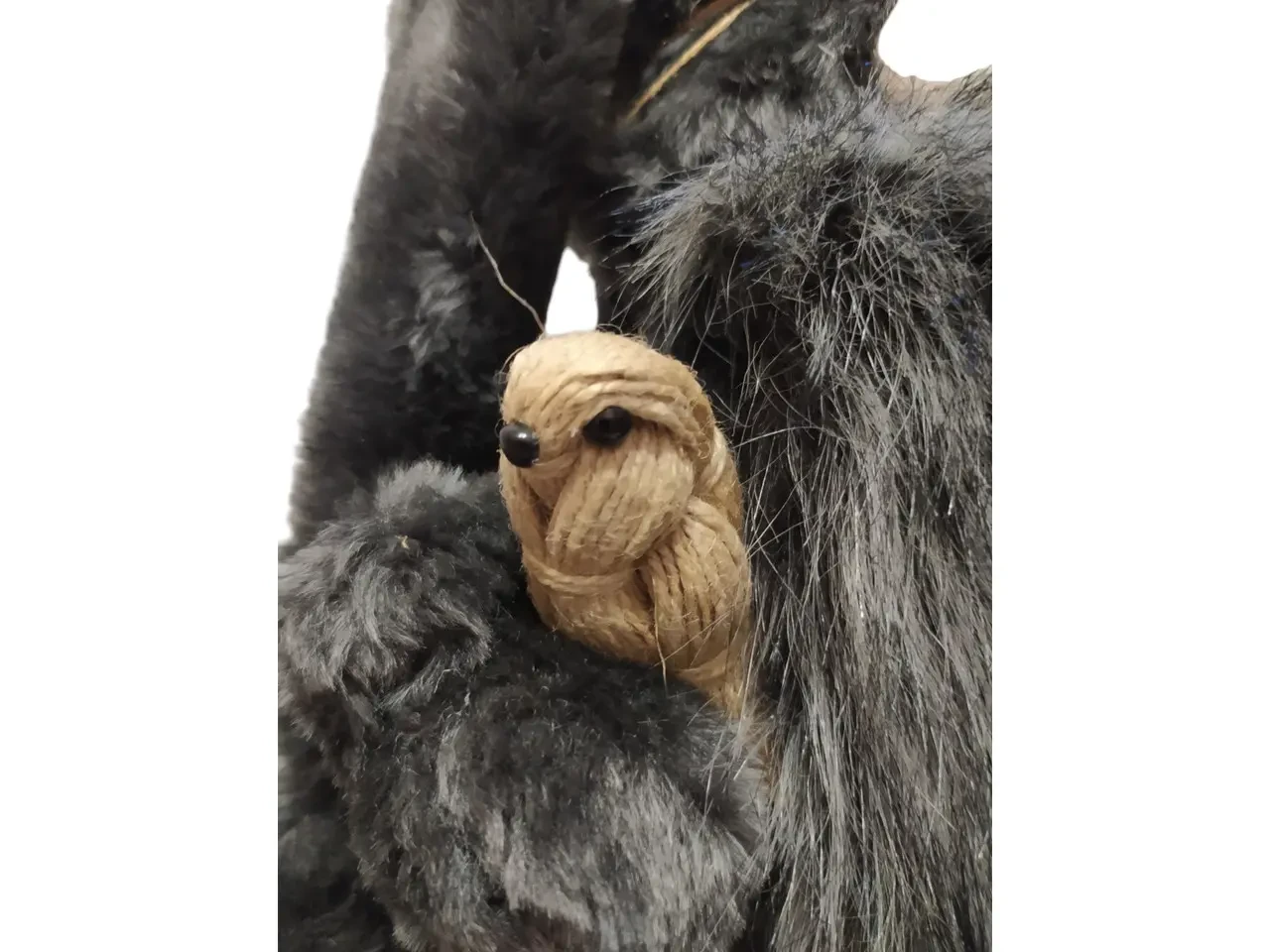 Новогодний Гном-великан серый дед мороз декор 50 см 05243 5