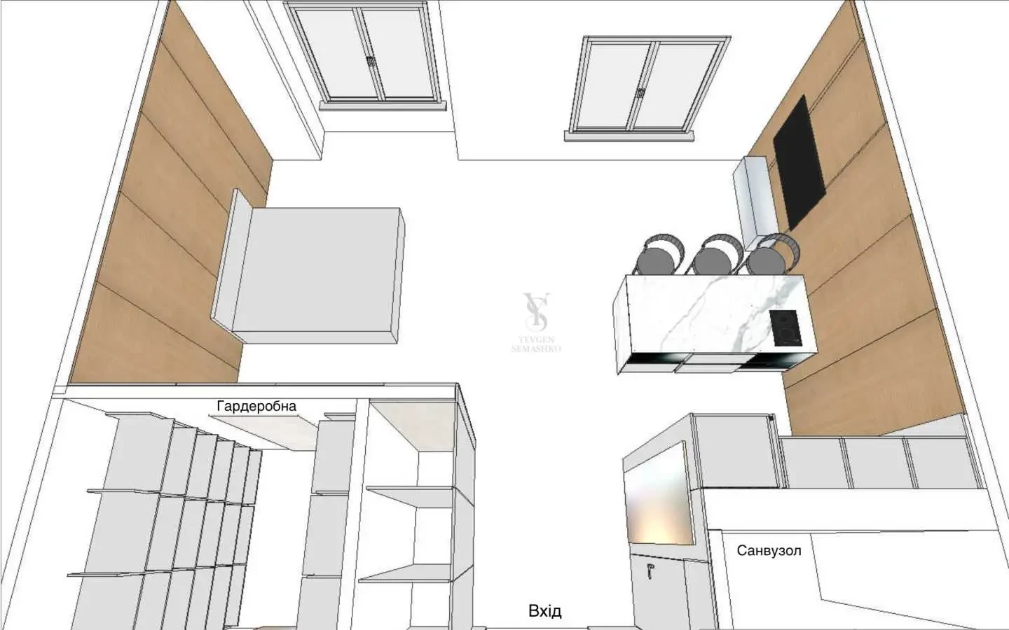 1-к квартира Київ, Шевченківський, Глибочицька 73 21