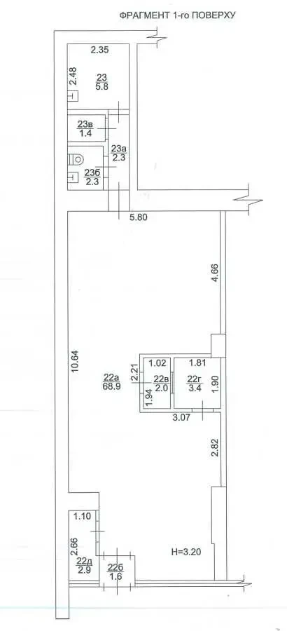 офісне приміщення Харків, Салтівський, Ювілейний пр. 54 13