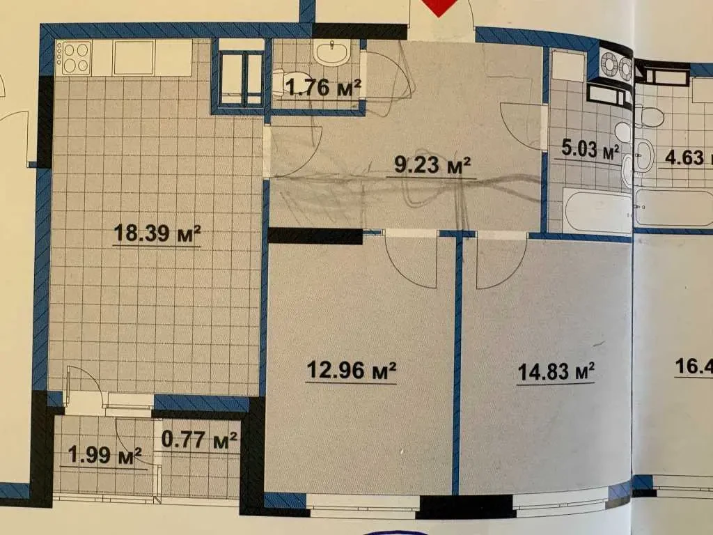 2-к квартира Київ, Дарницький, Канальна 8г 23
