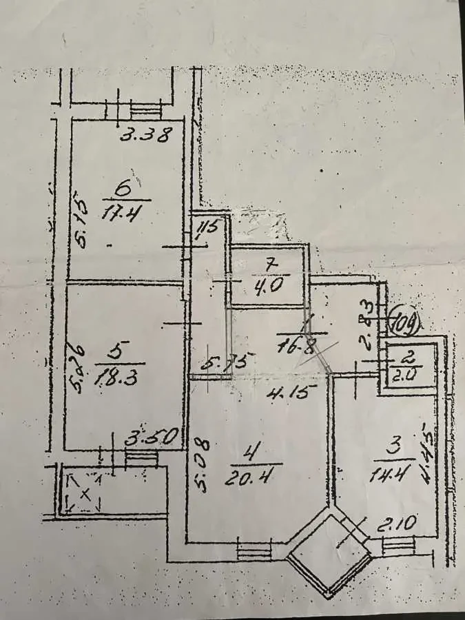 3-к квартира Київ, Голосіївський, Гайдара 27