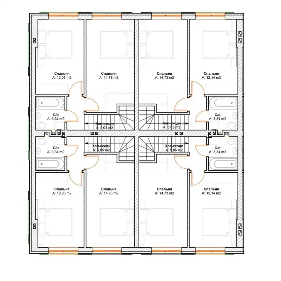 3-к квартира Фастівський, Гатне, Святопетровського 34 8