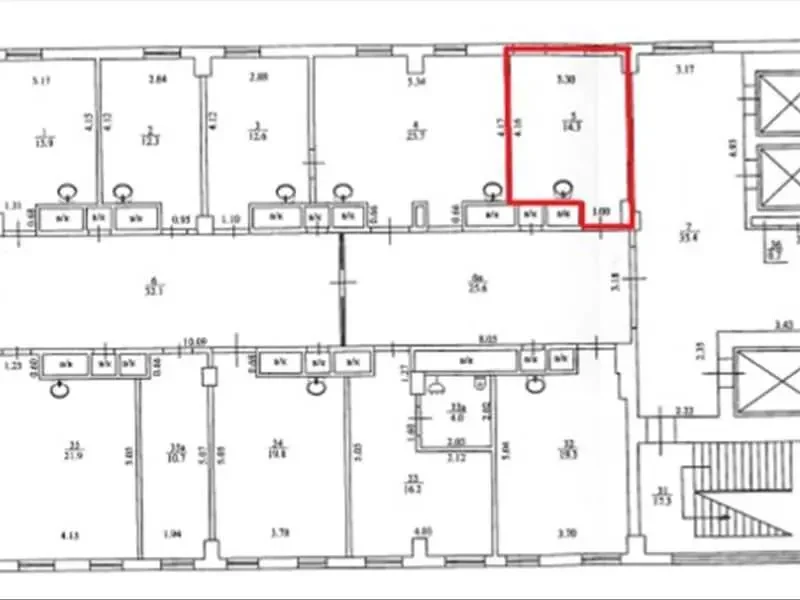 офісне приміщення Харків, Слобідський, проспект Байрона 23а 4