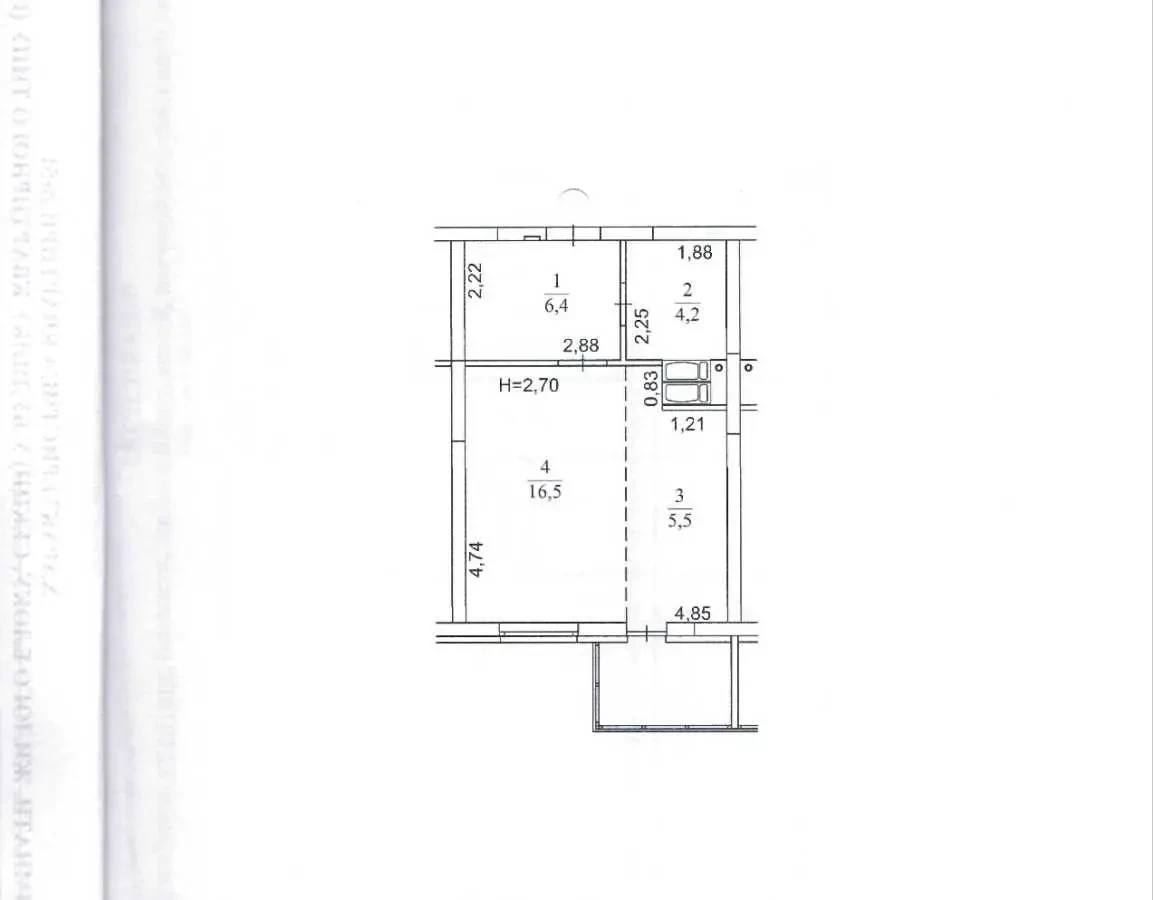 1-к квартира Київ, Голосіївський, Михайла Ломоносова 28 15