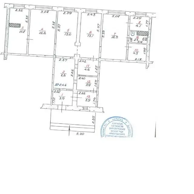 офісне приміщення Криворізький, Кривий Ріг, Перемоги 13 6