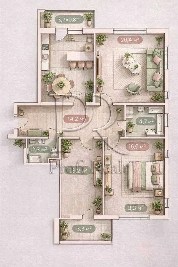 3-к квартира Київ, Дніпровський, Воскресенська 16Б 20