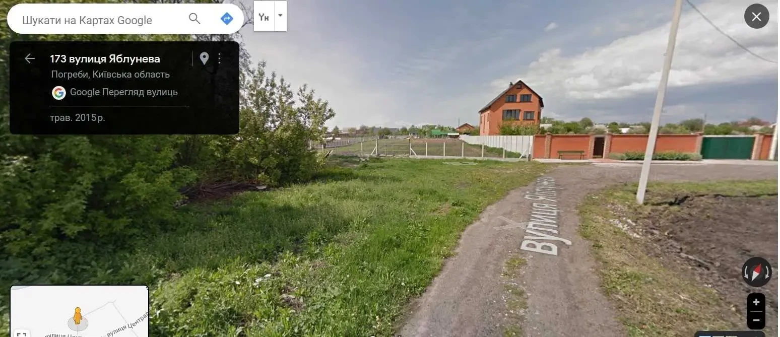 ділянка під житлову забудову Броварський, Погреби, Центральная 24