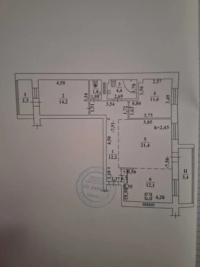 3-к квартира Одеса, Приморський, Сергея Ядова 2