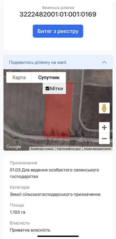 ділянка сільськогосподарського призначення Бучанський, Гореничі, Гор.. 3