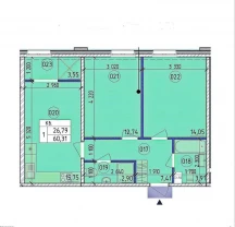 2-к квартира Київ, Голосіївський, Михайла Максимовича 26Б