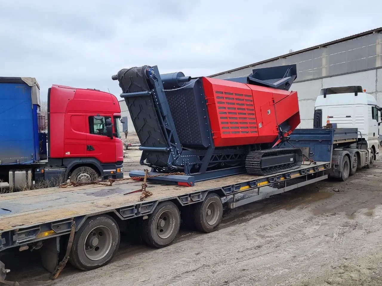 Мобильная дробилка для камня Ecopolymer 8