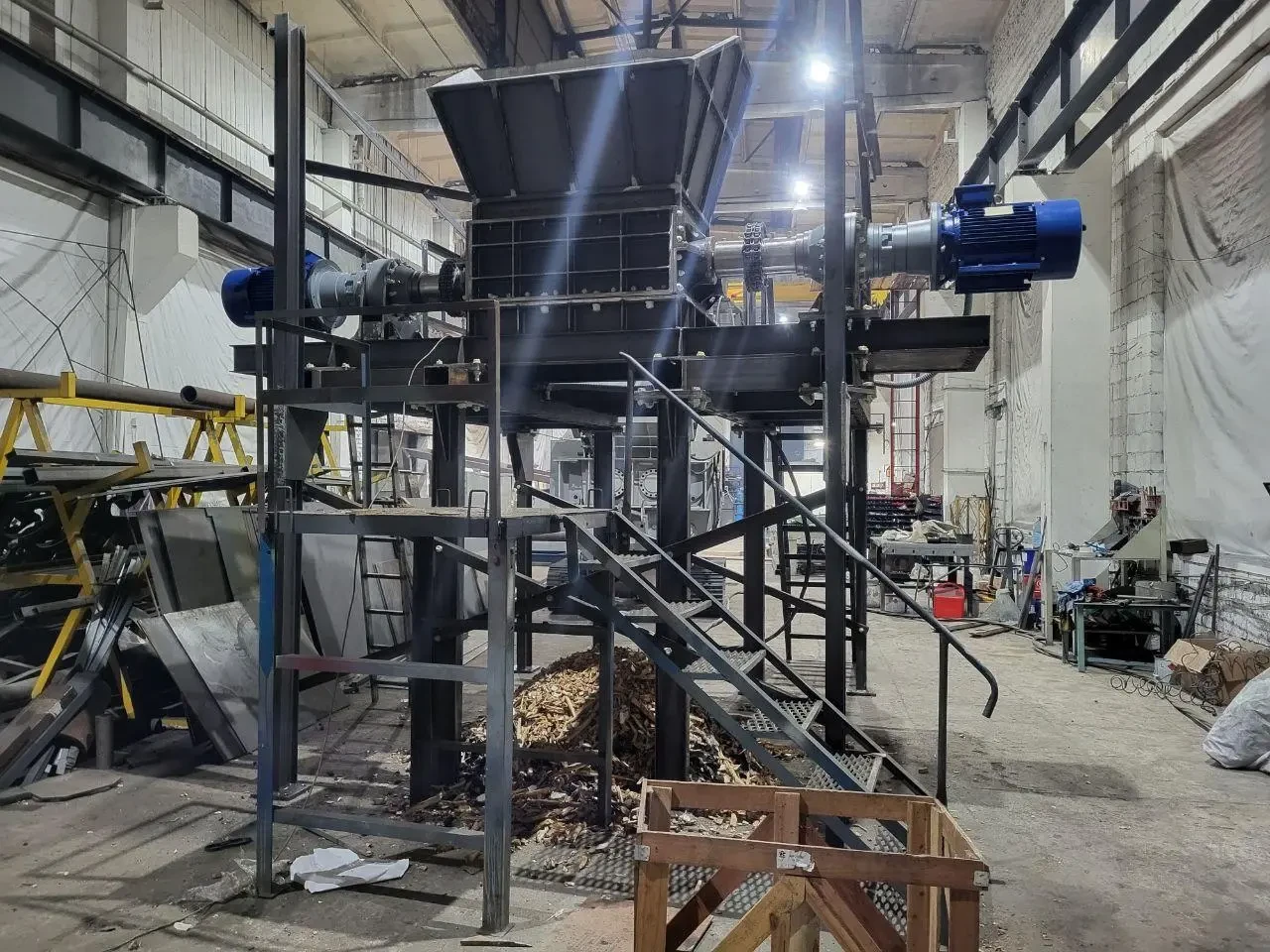 Шредер для металла, дерева, пластика Ecopolymer EZ 40 7