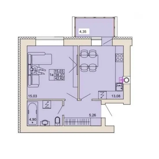 1-к квартира Полтава, Шевченківський, Сінна 19 2