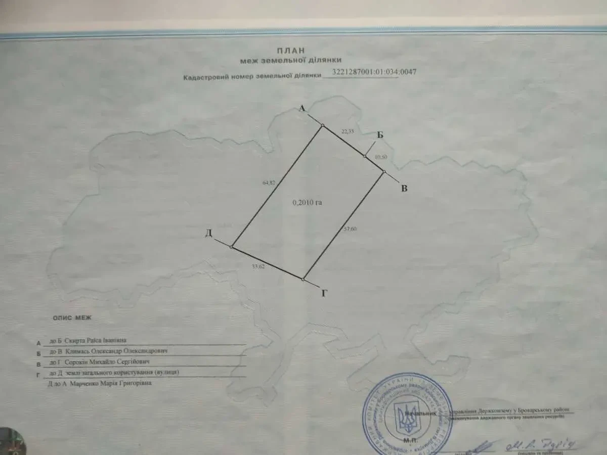 ділянка під житлову забудову Броварський, Рожівка, Залізнична 11 6