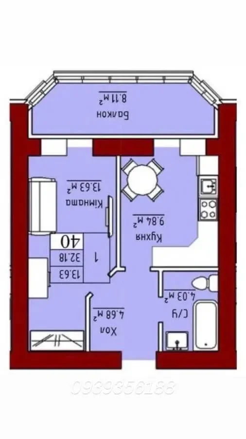 1-к квартира Бучанський, Софіївська Борщагівка, Бишевська 13 5