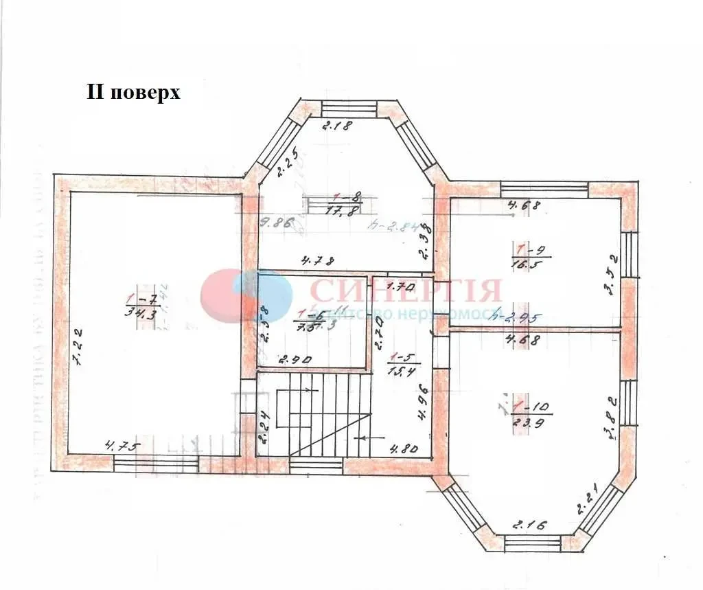 6-к будинок Бучанський, Михайлівка-Рубежівка, вул. Ганни Михайлової 23