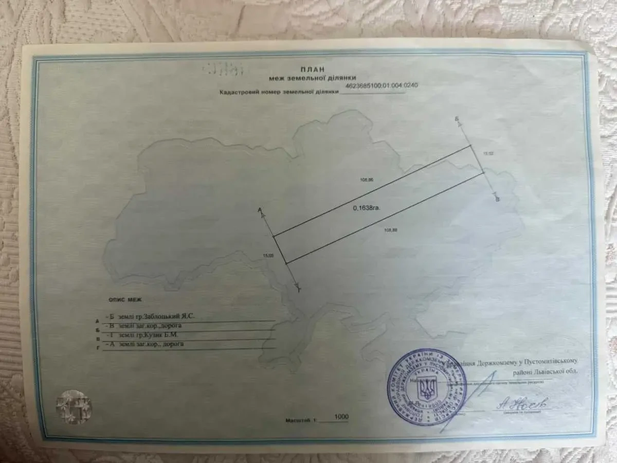 ділянка сільськогосподарського призначення Пустомитівський, Пасіки-З.. 7