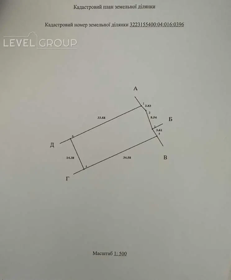ділянка під житлову забудову Обухівський, Козин, Березнева 4