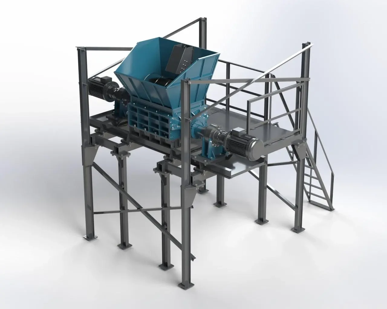 Шредер для металла, дерева, пластика Ecopolymer EZ 40 9