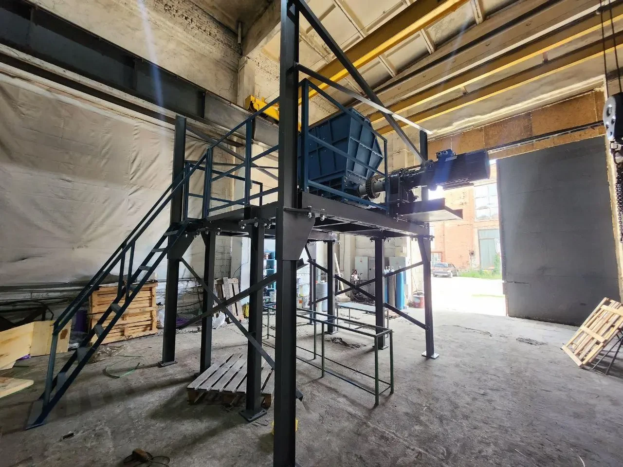 Дробилка для металла, дерева, пластика Ecopolymer EZ 40 6