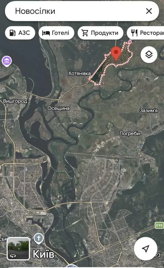 ділянка під житлову забудову Вишгородський, Новосілки, Райдужна 14