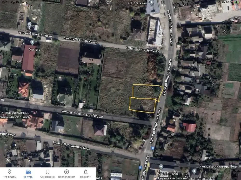 ділянка під житлову забудову Київ, Деснянський, Радунська 4