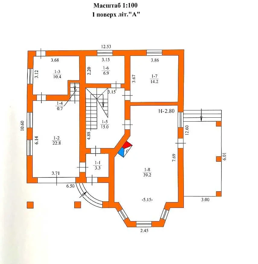 5-к будинок Бучанський, Макарів, квіткова 14