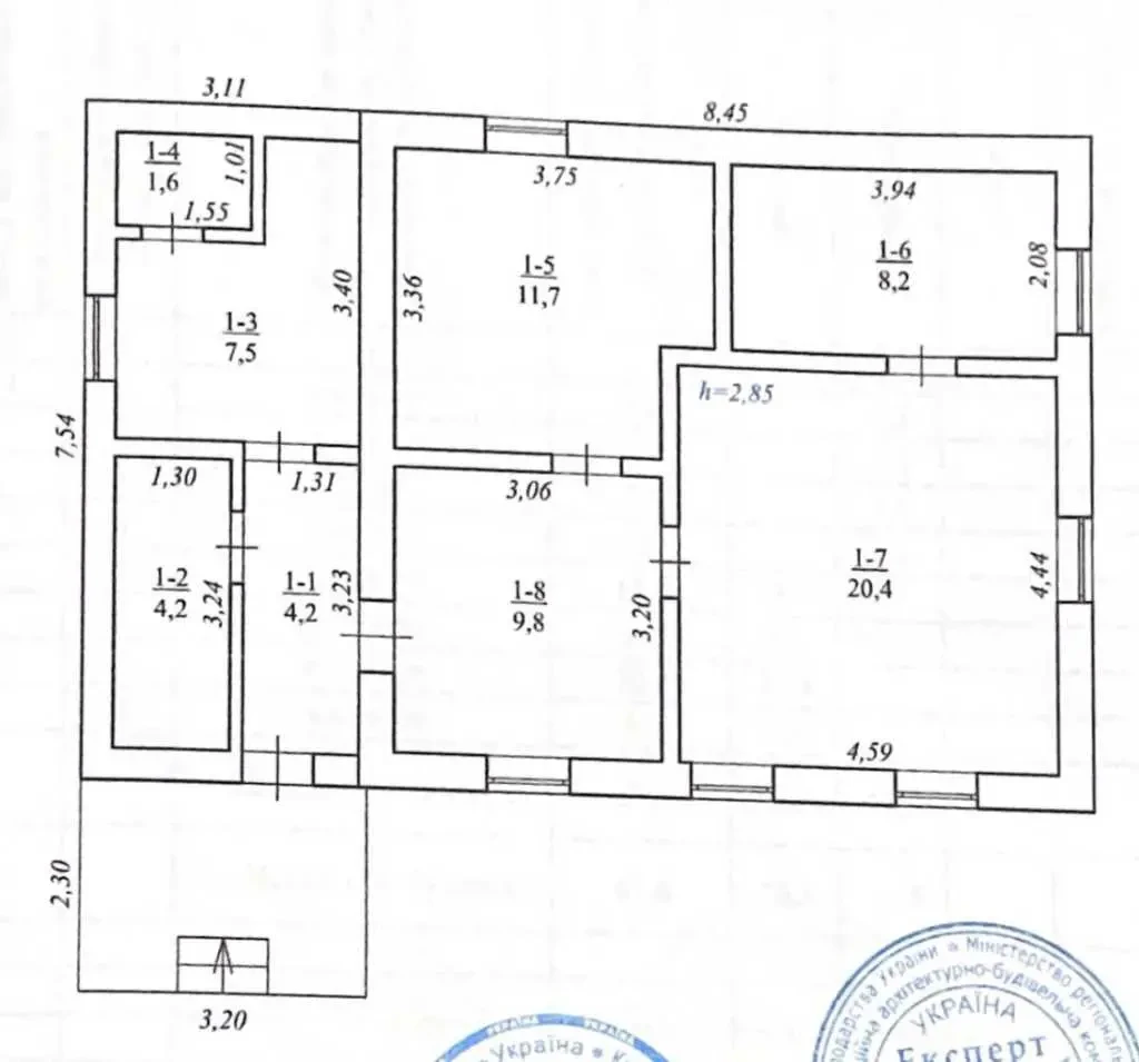3-к будинок Бориспільський, Вишеньки, Миру 8