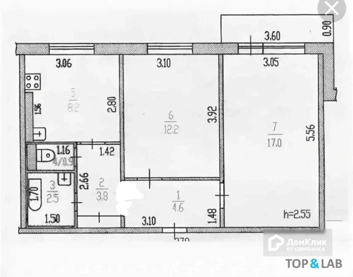 2-к квартира Дніпро, Соборний, Новорічна 49 14