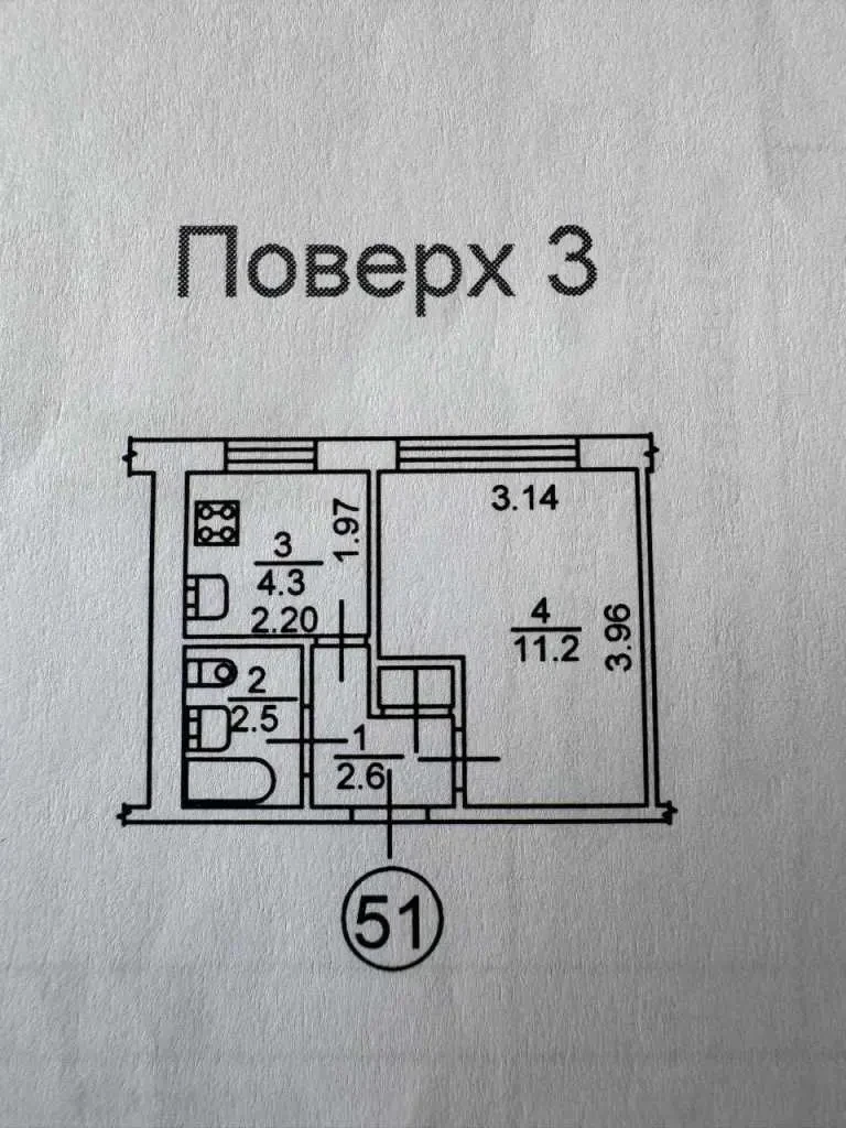 1-к квартира Київ, Шевченківський, Бакинська 37а 4