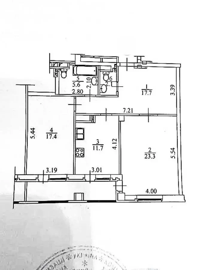 2-к квартира Київ, Дарницький, Срібнокільська 12 5