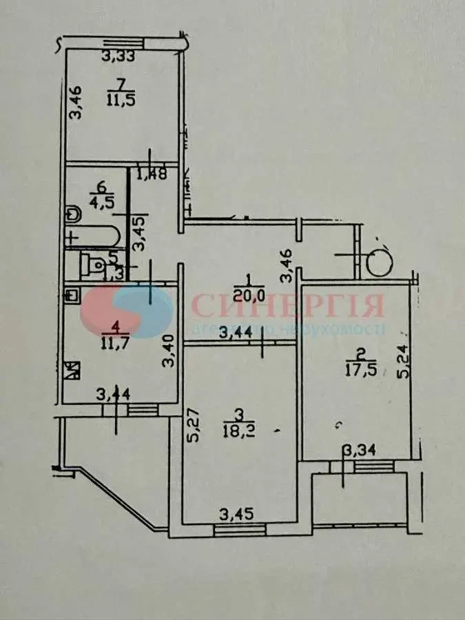 3-к квартира Київ, Оболонський, Маршала Тимошенка 15Г 19