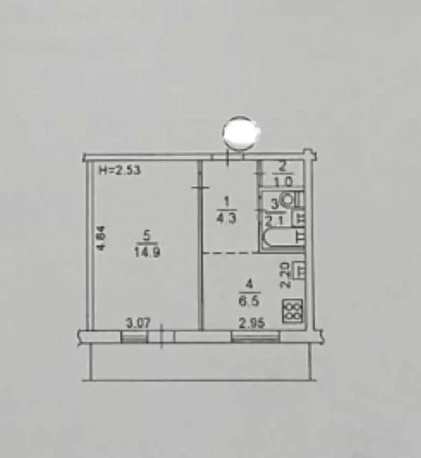 1-к квартира Київ, Оболонський, Йорданська 8 19