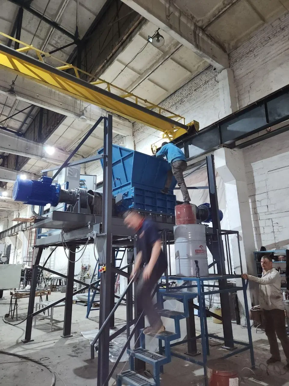 Шредер для металла, дерева, пластика Ecopolymer EZ 40 3