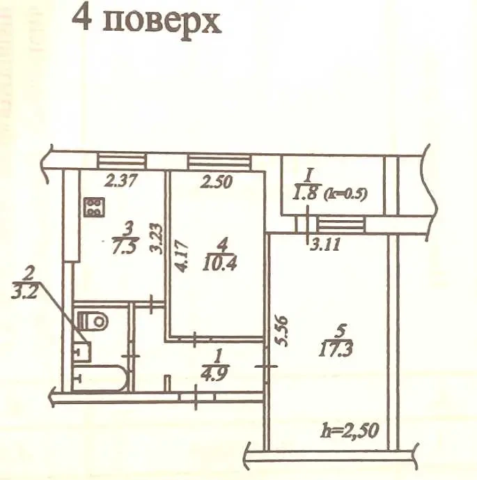 2-к квартира Дніпро, Новокодакський, Набережна заводська 16