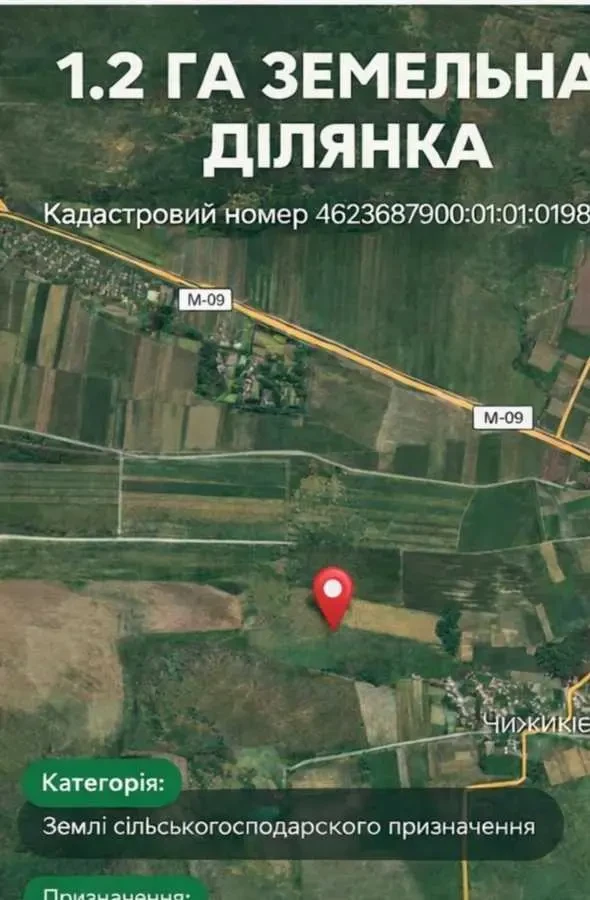 ділянка сільськогосподарського призначення Пустомитівський, Чижиків,.. 9