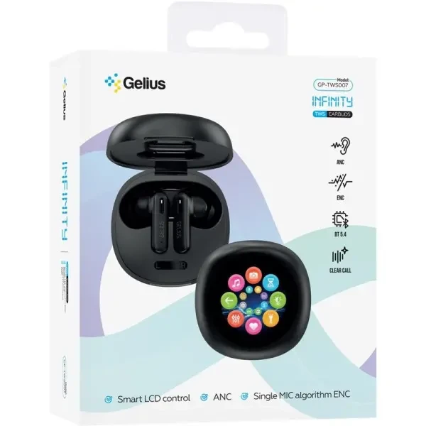 Bluetooth-гарнітура Gelius Infinity GP-TWS007 Black 2