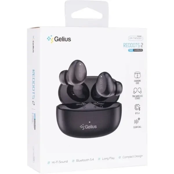 Bluetooth-гарнітура Gelius Reddots 2 GP-TWS050 Black 2