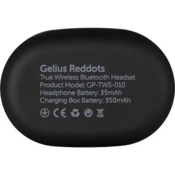 Bluetooth-гарнітура Gelius Reddots GP-TWS010 Black 3