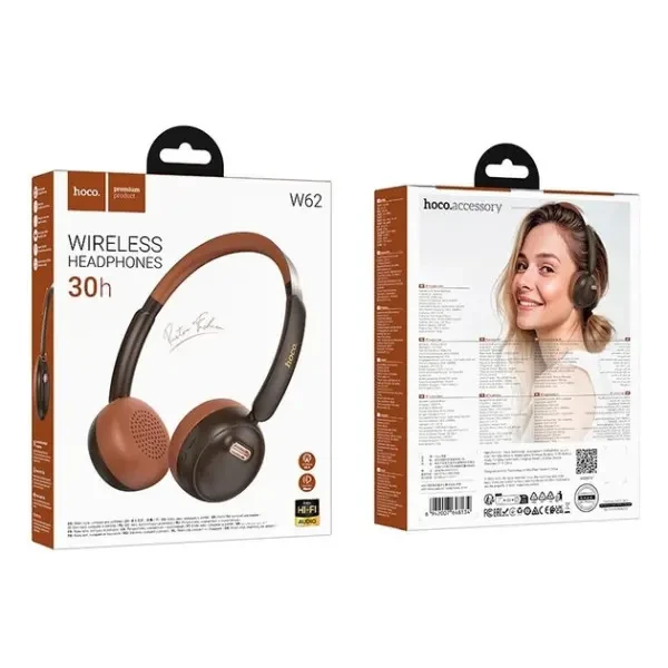 Bluetooth-гарнітура Hoco W62 Brown 3