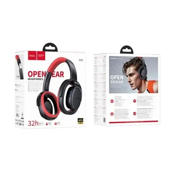Bluetooth-гарнітура Hoco W67 Black 3