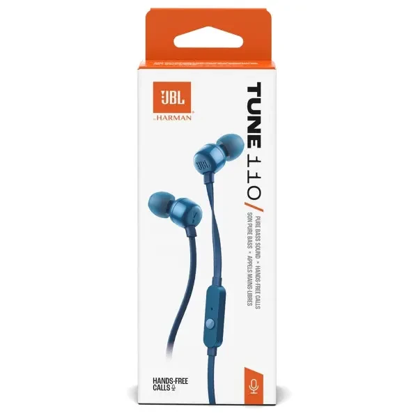 Bluetooth-гарнітура JBL Tune 110 Eco Blue (JBLT110BLUE) 2