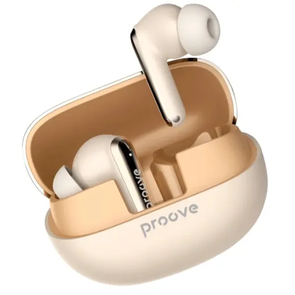 Bluetooth-гарнітура Proove Blitz TWS with ANC Beige (TWBL00010007) 2