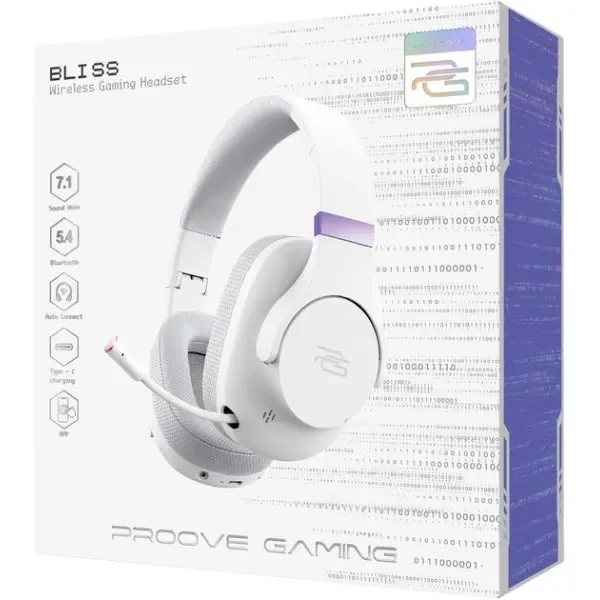 Bluetooth-гарнітура Proove Gaming Bliss (APP) White (GHBLPP010002) 5
