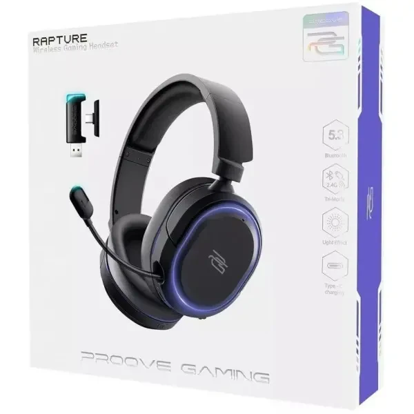 Bluetooth-гарнітура Proove Gaming Rapture APP Black (GHRP00010001) 2