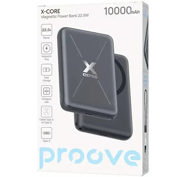 Power Bank Proove X-Core 22.5W 10000mAh Gray (PNXC22010003) 4